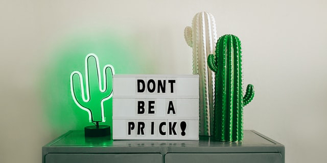 Don't be a prick